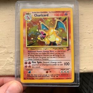 2000 Pokemon Charizard Base 2 Unlimited Holo R